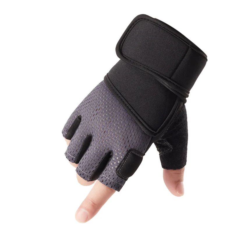 Guantes Para Ejercicios De Peso Para Hombre Y Mujer, Manoplas De Medio Dedo  Para Levantamiento De Pesas, Entrenamiento De Culturismo, Deporte,  Gimnasio, Fitness, Ropa - Guantes Y Manoplas - AliExpress