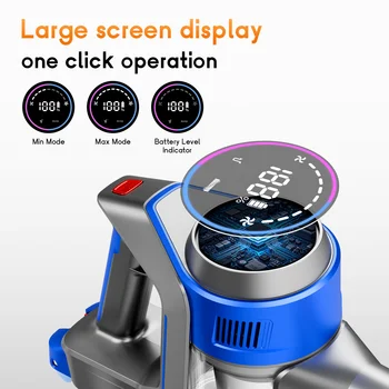 Honki 73KPA Cordless Vacuum Cleaner with LED High Power Strong Suction Wet and Dry Handheld Vacuum Cleaner for Pet Hair Carpet 3
