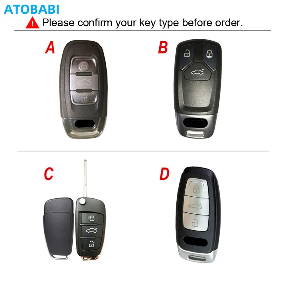 Custodia Protettiva Per Chiave Auto In Silicone TPU Per Audi