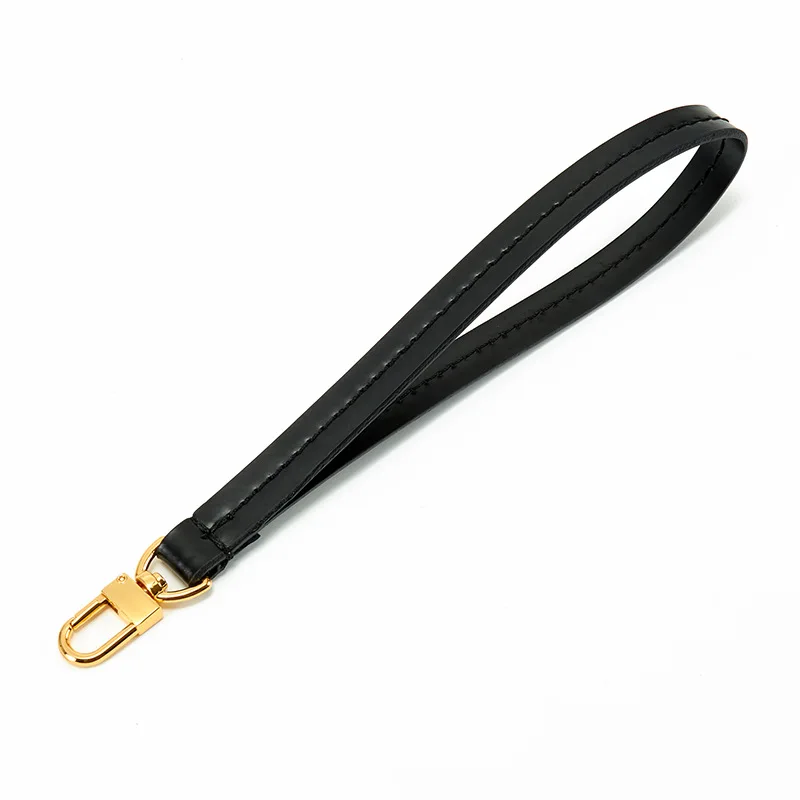 Leather Wristlet Strap For Toilet Pouch Toiletry Pochette Luxury Designer Hand Carry Bag Parts