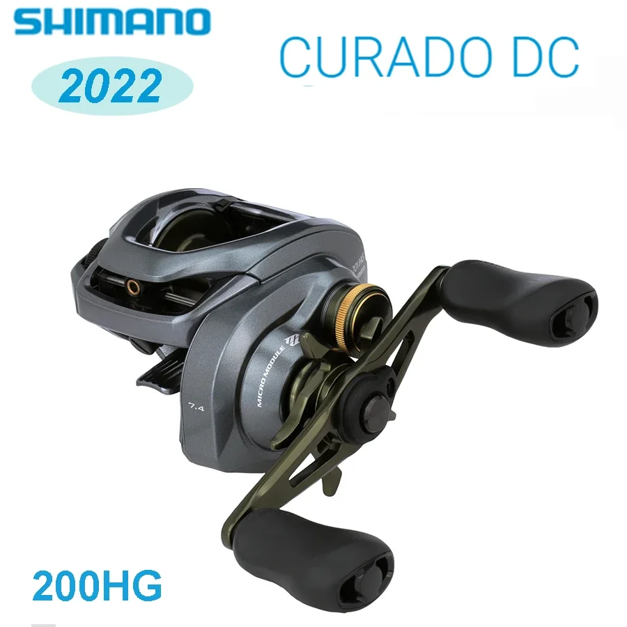 2022 NEW Original SHIMANO CURADO DC Fishing Baitcasting Reels 200HG 200XG  201HG 201XG Left or Right Hand I-DC4 Fishing Wheel