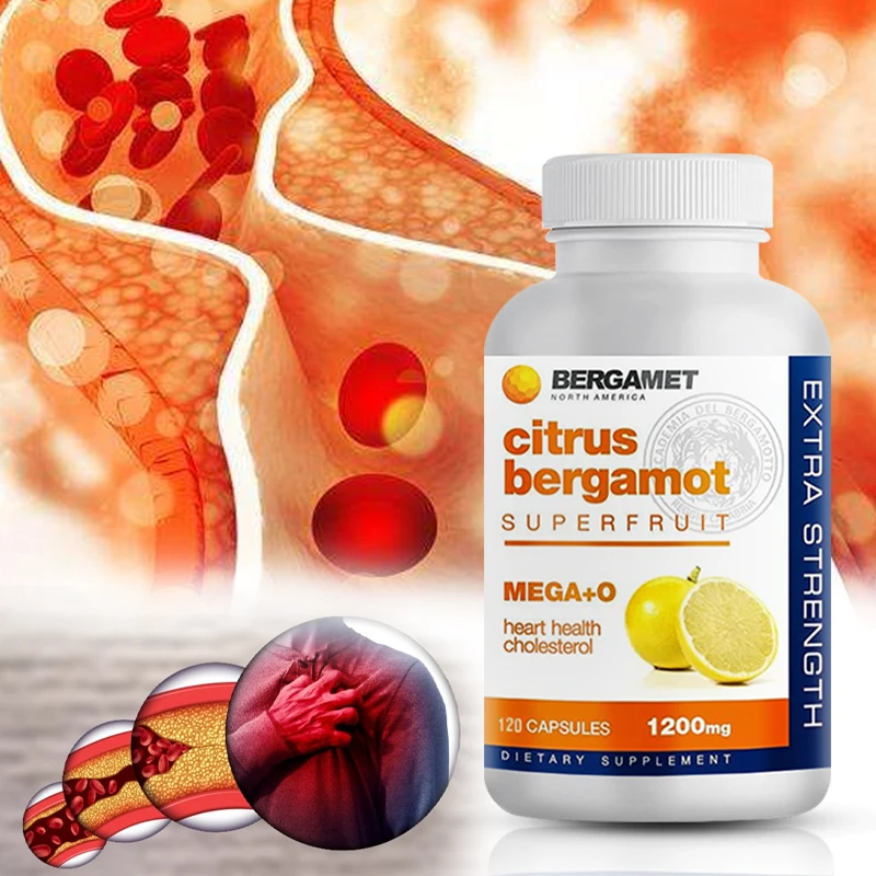Citrus bergamot mega o 40 bpf 600mg extra strength natural cholesterol