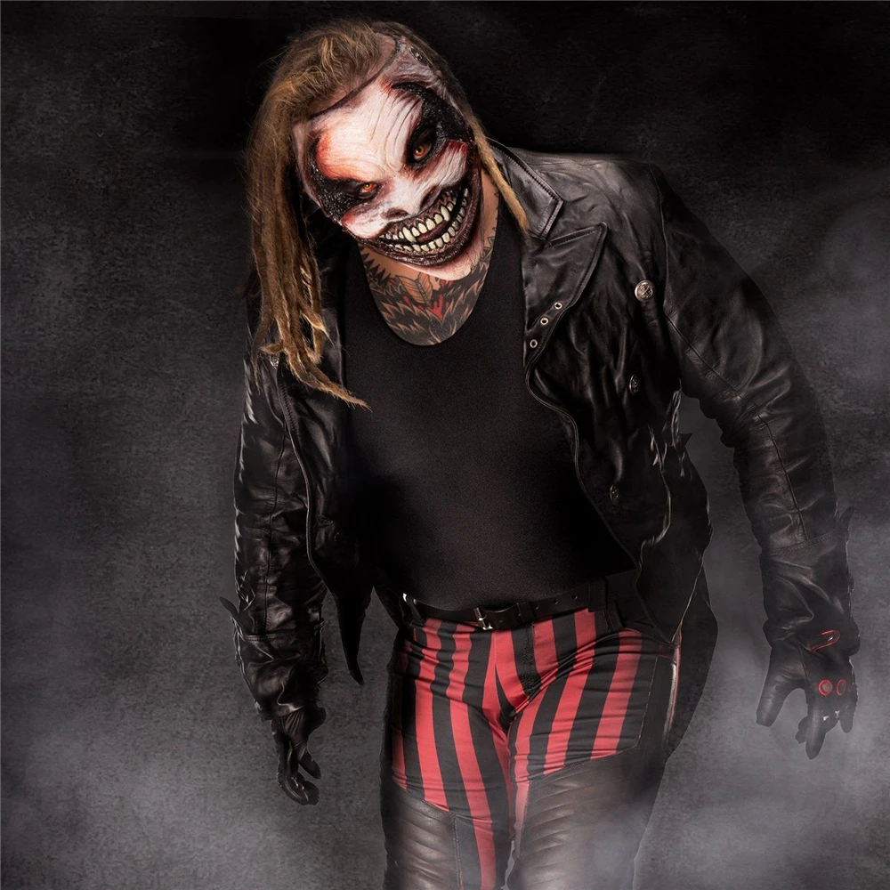 WWE bray wyatt běs maska halloween karneval večírek cosplais děsivé běs divadelní hra kostým rekvizity běs latexu masek nastavitelný elastická