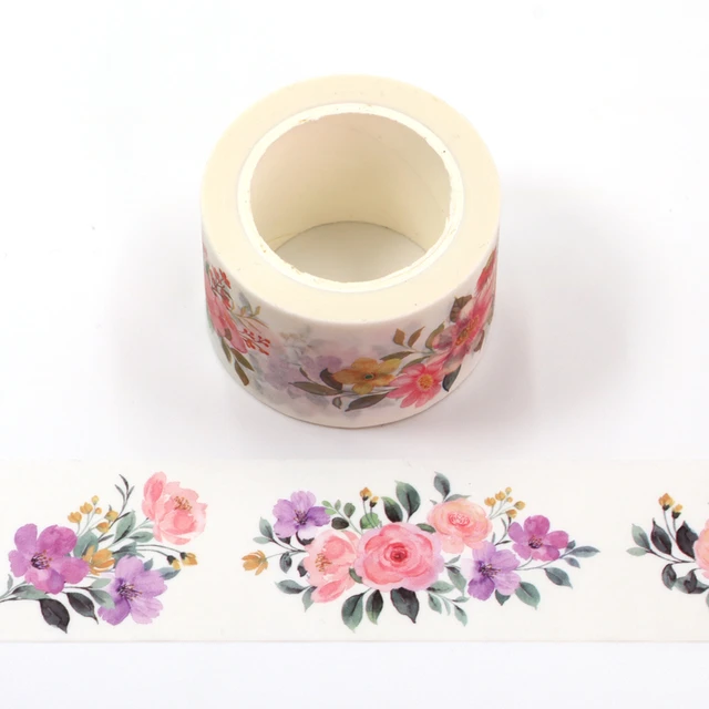 NEW Bulk 10pcs/Lot Decorative Colorful Floral Pattern Washi Tapes for Craft  Planner Masking Tape Cute Stationery - AliExpress