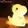 Night Light Cute Animal Panda Rabbit Duck Lovely Silicone Lamp Cloud Star Christmas Gift for Kids USB Recharge Warm Soft Light 5