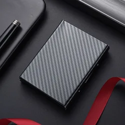 Sleek Anti - RFID Stainless Steel Wallet & Travel Cardholder (Black10 Card Slots)