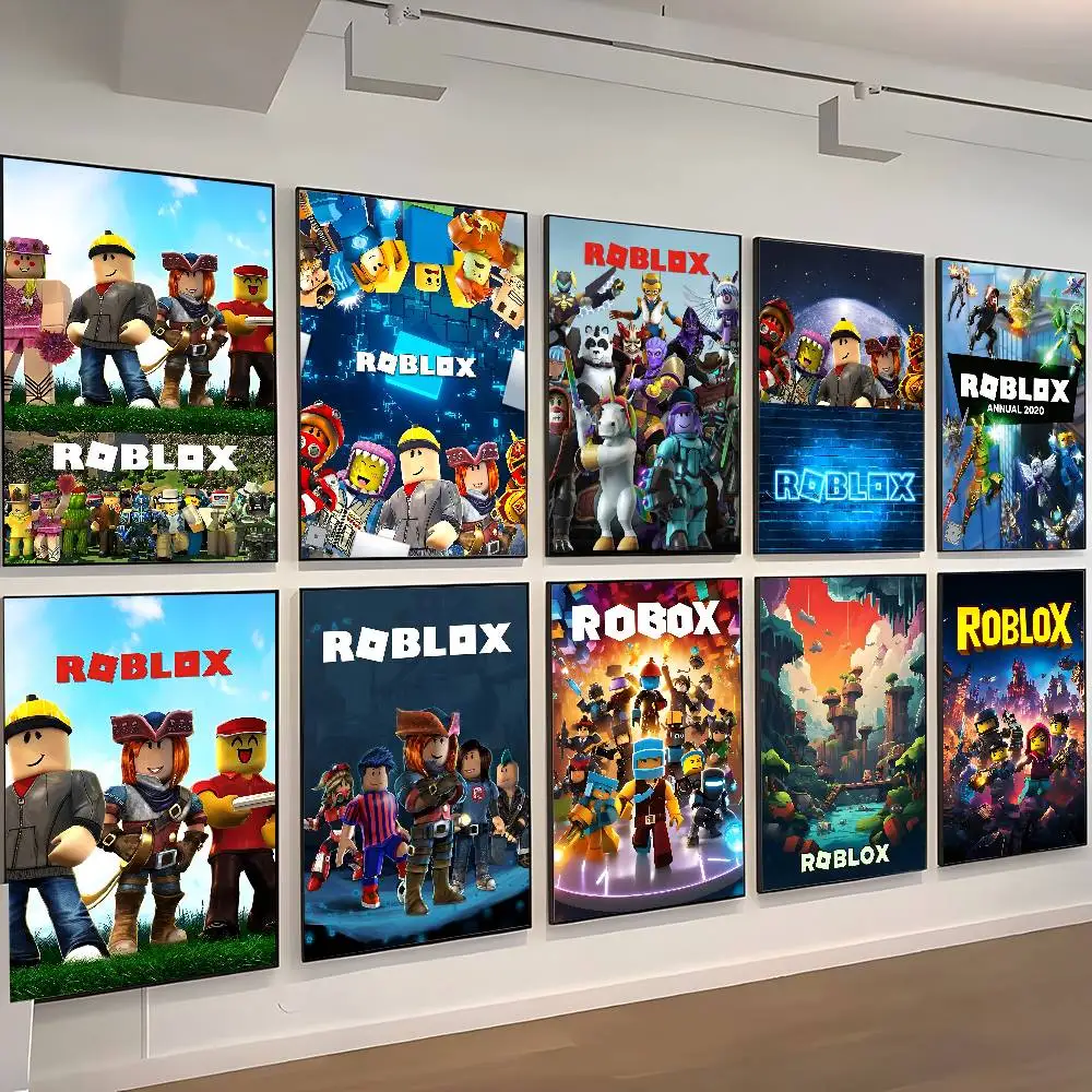 R-RobloxES Game Poster Print A5 A4 A3 A2 Wall Art Decor For Room