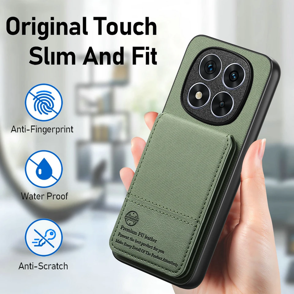 UITUIM Beschermhoes voor Xiaomi Redmi 15C 5G/4G, portefeuille, leer, met 2 gehard glas, displaybescherming, kaarthouder, klapdeksel, flip case, beschermhoes voor Redmi 15C 5G/4G, bruin UITUIM Beschermhoes voor Xiaomi Redmi 15C 5G/4G, portefeuille, leer, met 2 gehard glas, displaybescherming, kaarthouder, klapdeksel, flip case, beschermhoes voor Redmi 15C 5G/4G, bruin