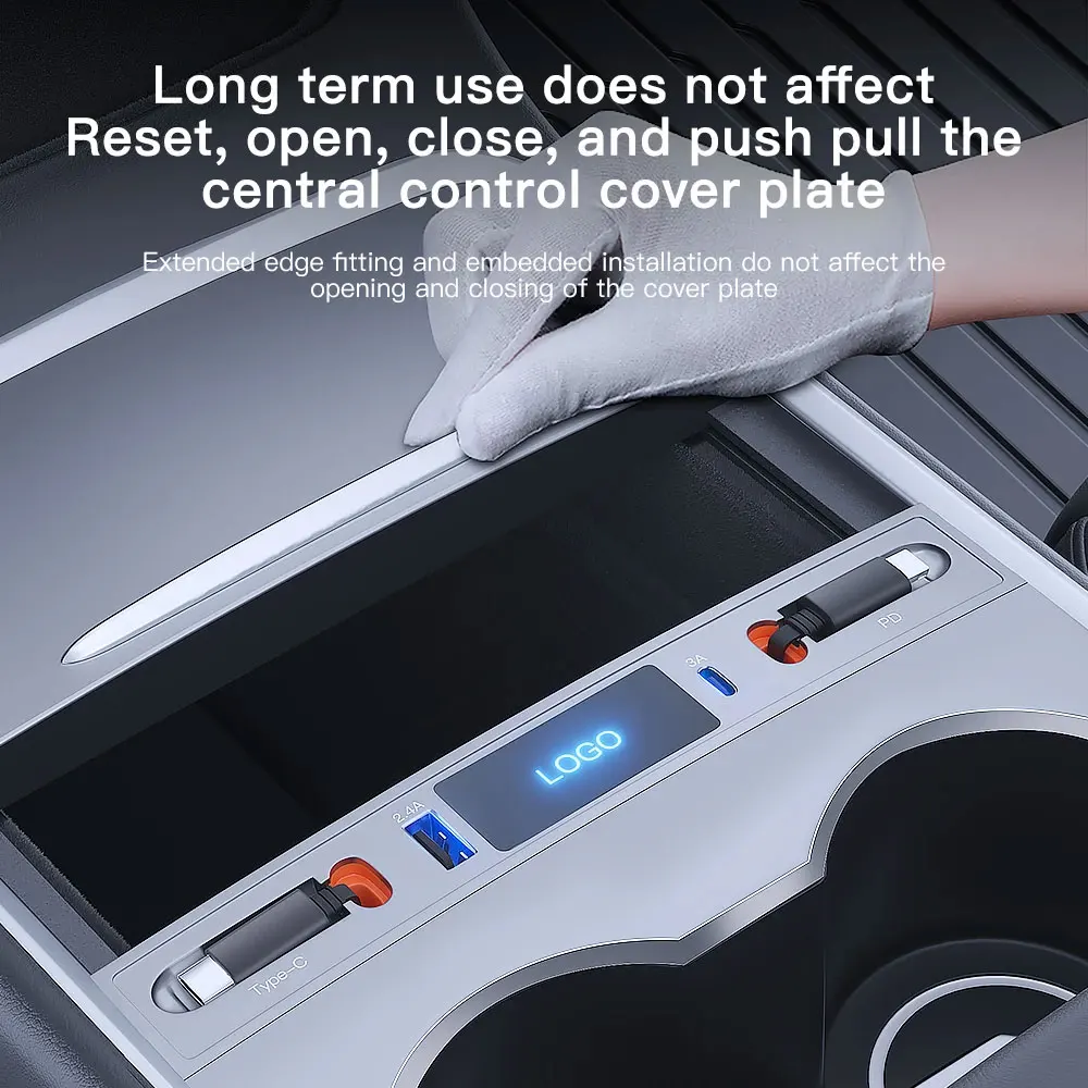   ŷ ̼ 2021 2022 2023 Tesla Model 3/Y ڵ USB  ׼ ڵ    Y ׼