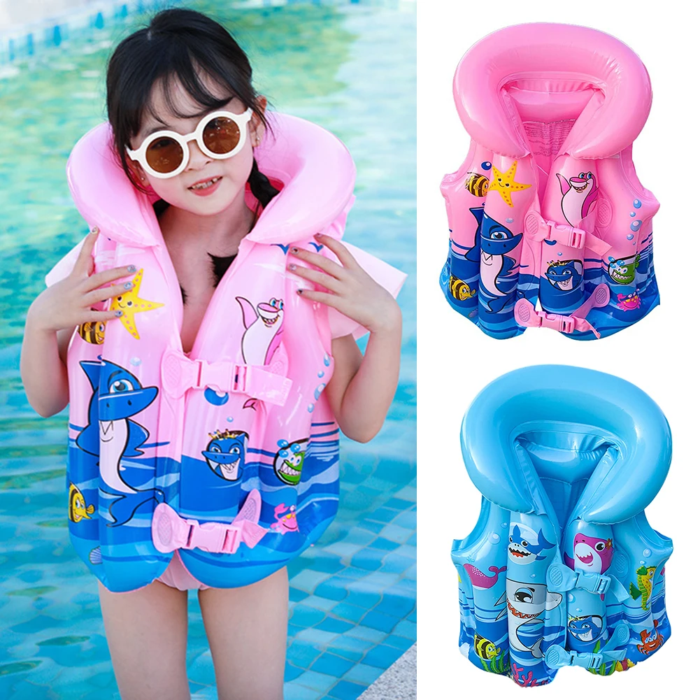 Children Life Jacket Inflatable Kids Swim Vest inflatable swim vest baby float Infant Buoyancy Vest Baby Swimsuit For Water Sport Swim Training Pool Accessories