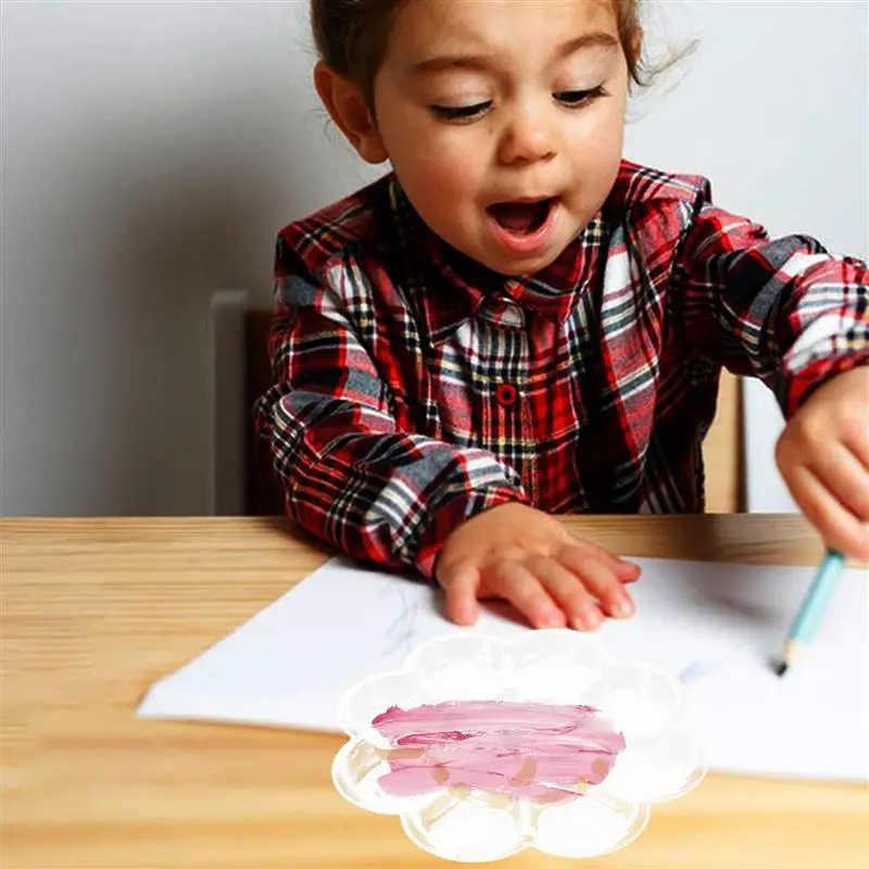 50Pcs Painting Water Color Watercolor Mixers Disposable Color Mixing Plate Pallet Watercolor Mixers Oil Painting paint tray color palette watercolor palette