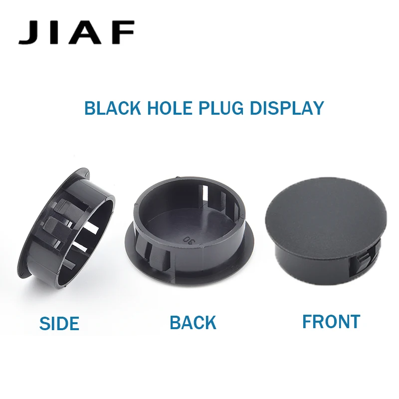 hole plug 10PCS Plastic Plugs Snap-on Hole Black Screw Hole Cap Plug Fastener Cover Locking Plugs White Plastic Plug for Cabinet Furniture