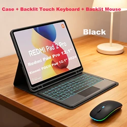 Bluetooth Keyboard Cover with Protective Case - Korean (Black BM D)