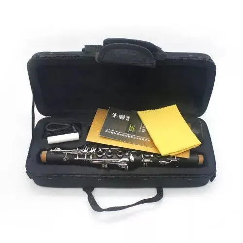 Clarinet In Eb Flat Small Black Pipe Glue Woodwind Instrument for Children