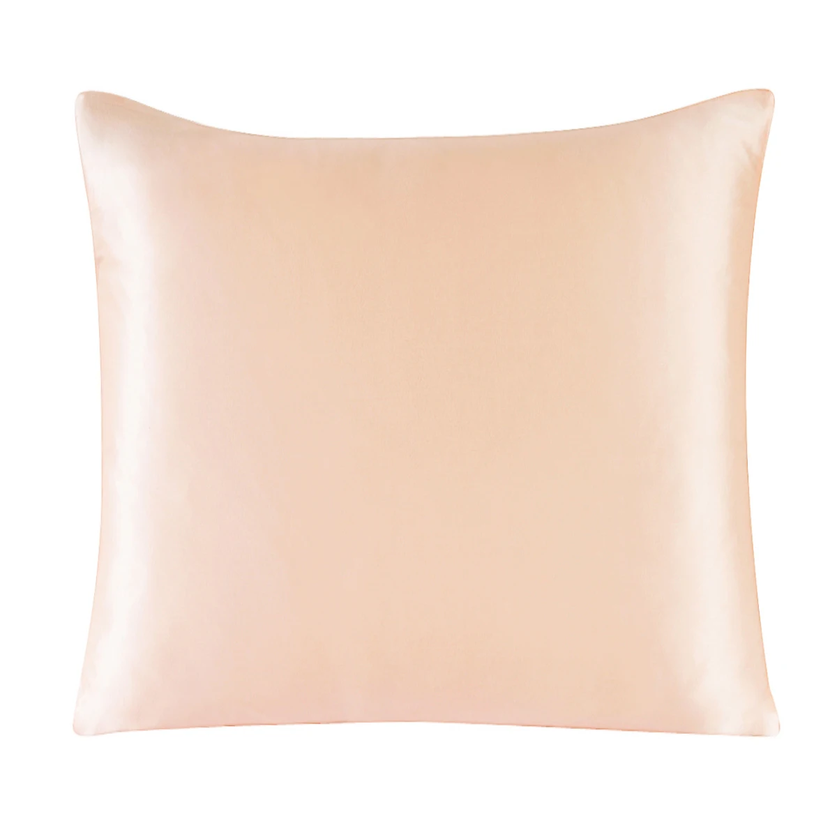 Luxurious Pure Silk Pillowcase with Zipper - Solid Multicolor, Various Sizes
