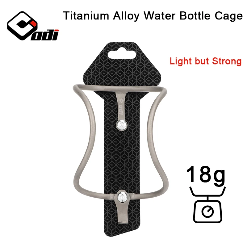 Ultralight 18g Titanium Alloy Bicycle Water Bottle Cage - Durable MTB & Road Cycling Cup Holder