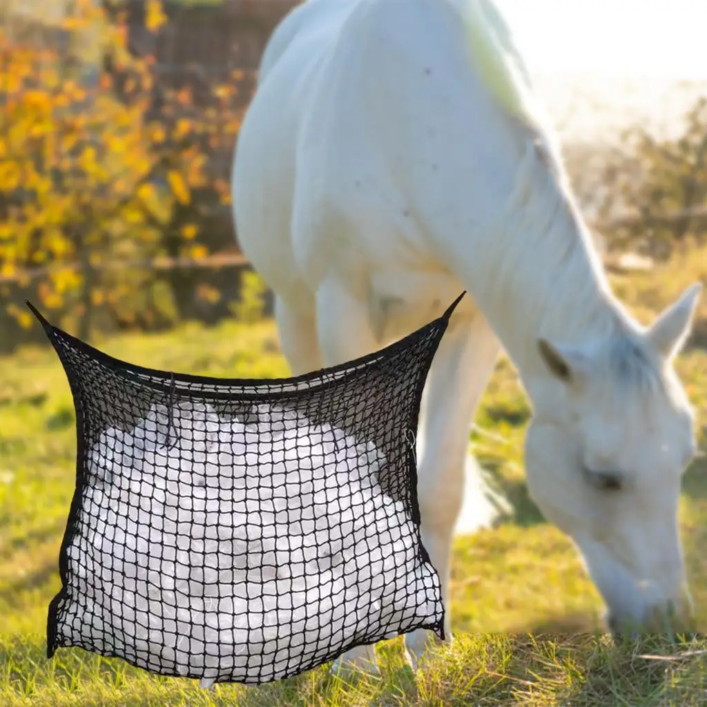  Horse Hay Net Durable Woven Mesh Black 35x47