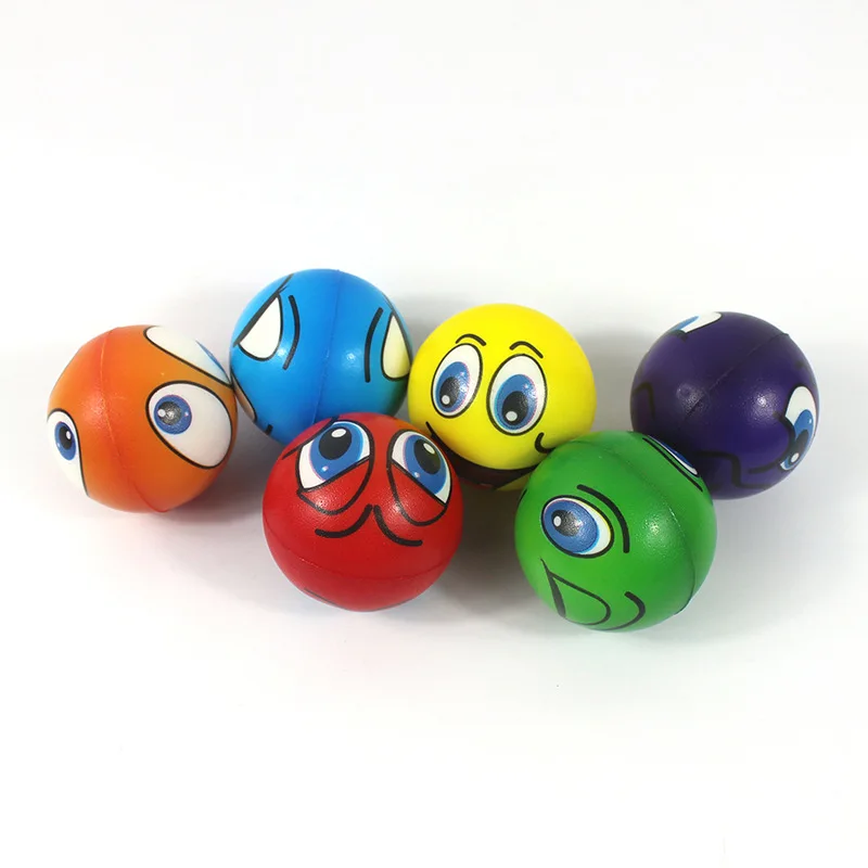 12pcs Anti Stress Ball Relief Grimace Smiley Laugh Face Pinch Kids Stress Relief Decompression Pinching Hide And Seek Toys Gift 5
