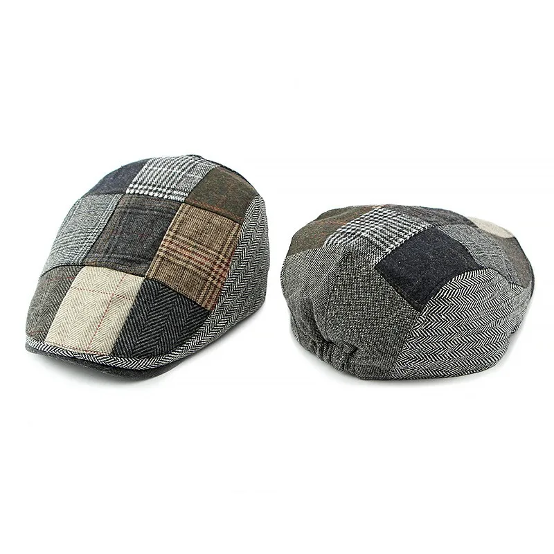 

Men and Women Retro Wool Beret Street Fashion Painter Hat Leisure Newsboy Cap Versatile Octagonal Cap Youth Duck Tongue Hat