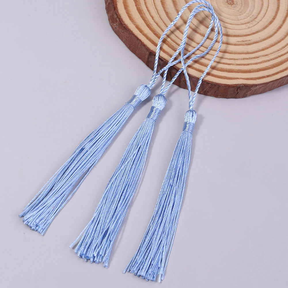 30 stücke 13 cm Hängenden Seil Polyester Quaste Fringe Weiche Flossy Quaste Für DIY Lesezeichen Schlüsselbund Anhänger Schmuck Machen zubehör – Detail 24
