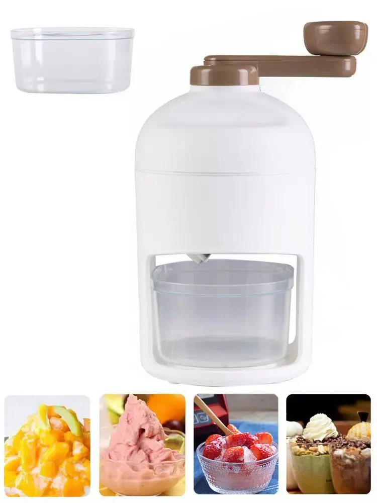 

Hand operated Shaved ice Summer ice maker Effort saving ice breaker Manual continuous sand DIY sand ice machine Household Shaved