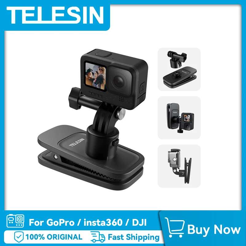 Supporto Magnetico Per Zaino - Universale 360° Per Action Cam GoPro, DJI, Insta360 - Foto 8