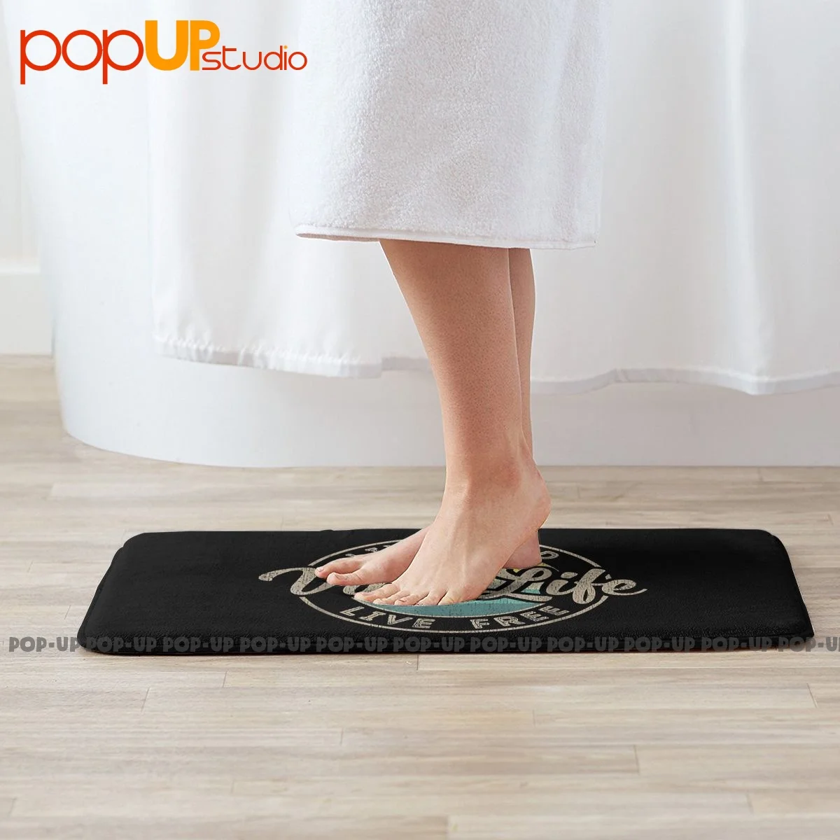 Van Life Vintage Van Dwellers Vanlife Nomads Mat Rug Carpet New Toilet Absorbent Living Room Bath Floor Mat 2