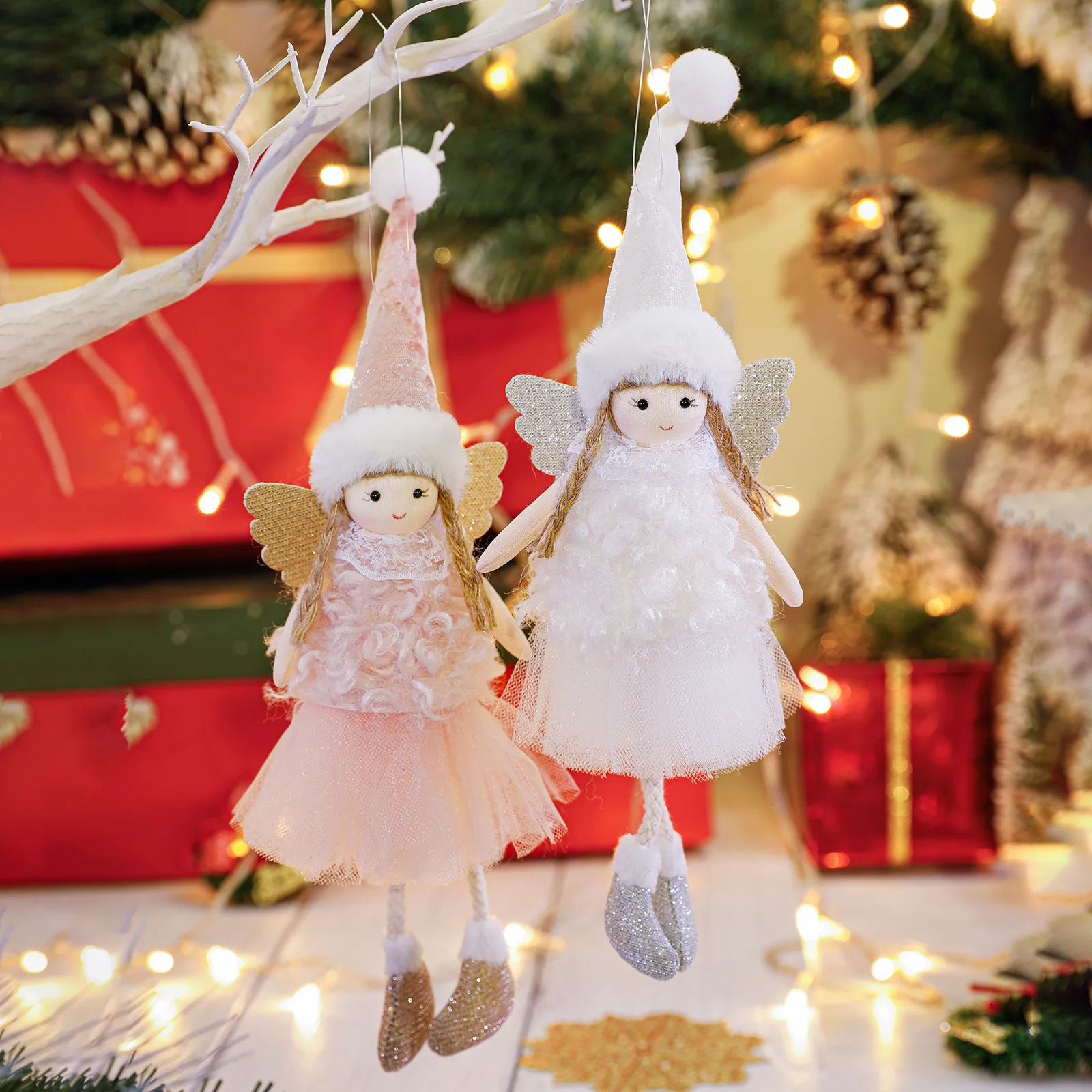 Christmas Decorations Christmas Angel Doll Pendant Merry Christmas Decorations For Home Navidad Kerst Natal Noel Xmas Tree Ornaments Supplies