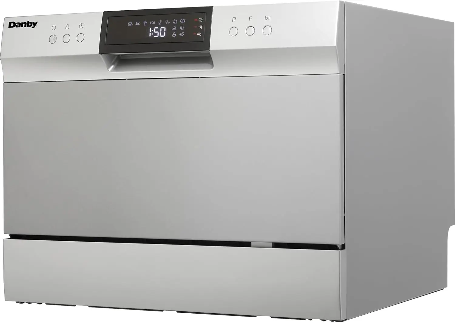 Countertop Dishwasher with 6 place Settings and Silverware Basket LED Display Energy Star DDW631SDB