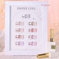 High End 9PCS 9D Sparkling Magnetic Gel Nail Set With Color Card Luxury Cat's Eye Gel Soak Off UV LED Nail Varnish UV Gel 15ml 1