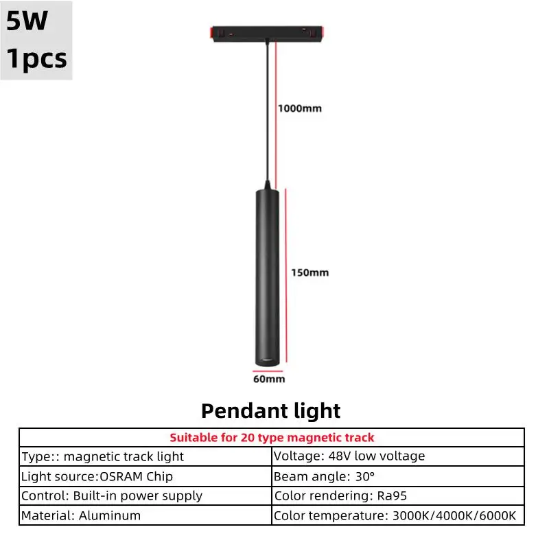 Pendant light 5W