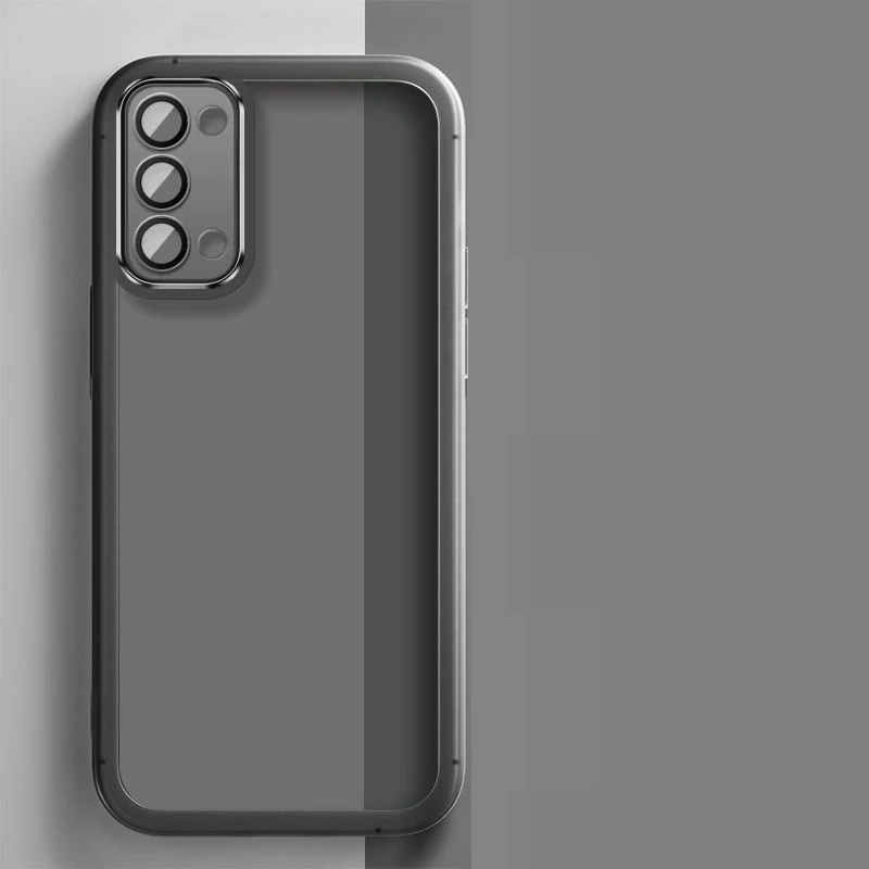 Transparent Phone Case with Camera Protection and Durable Back Cover