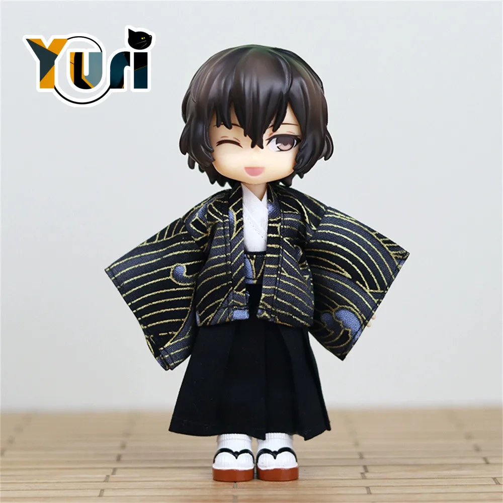 

Yuri Bungo Stray Dogs Dazai Osamu Nakahara Chuuya 1/12 BJD YMY Body Kimono Clothing Bag Accessories Anime Cute Cosplay C