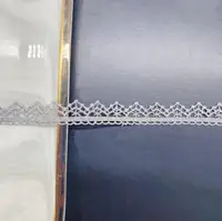 3 Yards Gold Silver Lace Trim Ribbon High Quality Lace Fabric Sewing Braided Lace Wedding Craft DIY Clothes Accessories Decor 3