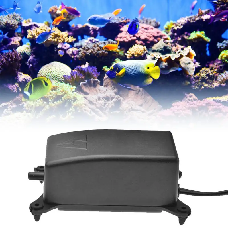 Ultra Low Noise Oxygen Air Pump Aquatic Accessories Fish Tank Air Compressor Oxygen Pump Aquarium Fish Tank Oxygen Pump