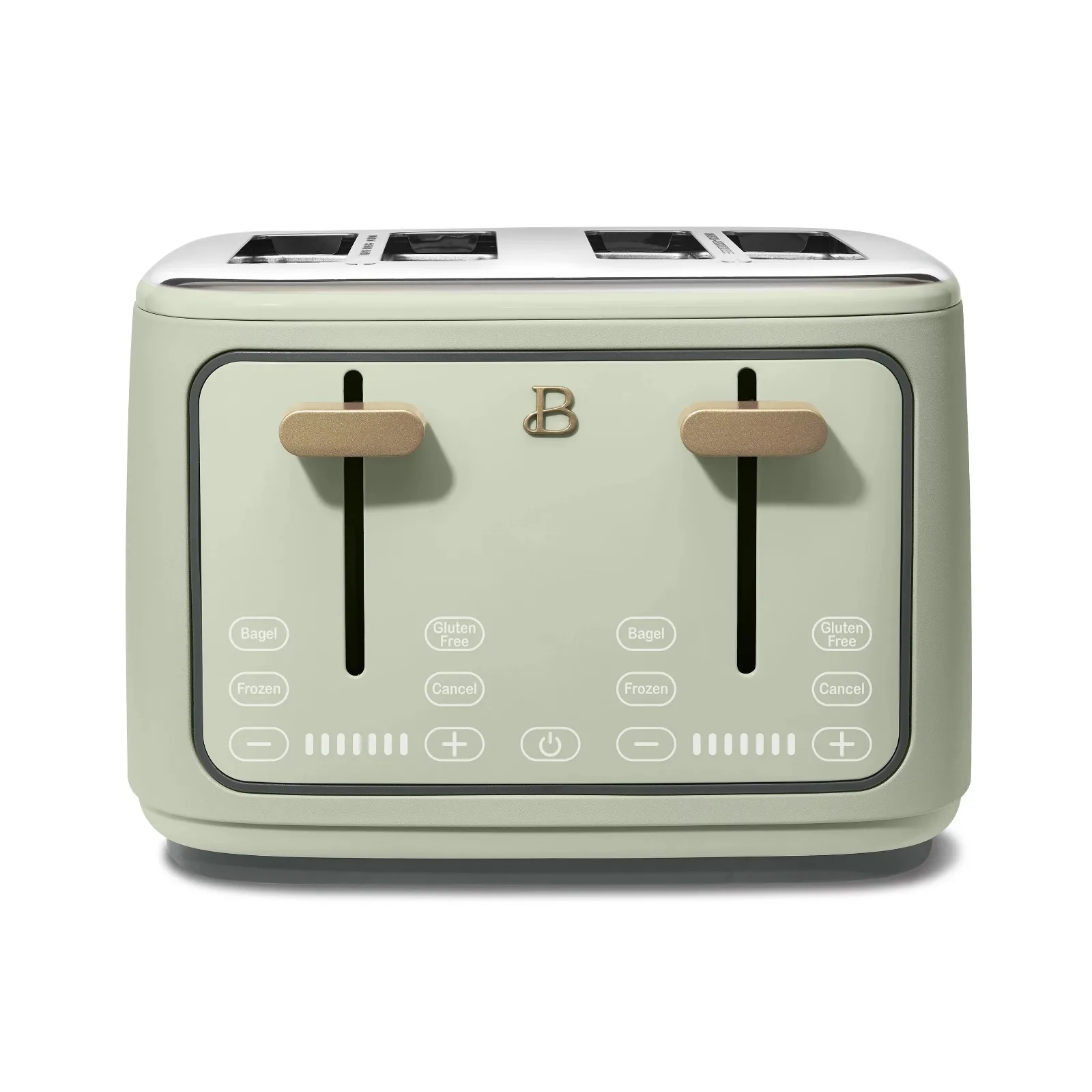 

4-Slice Toaster with Touch-Activated Display, Sage Green .USA.NEW