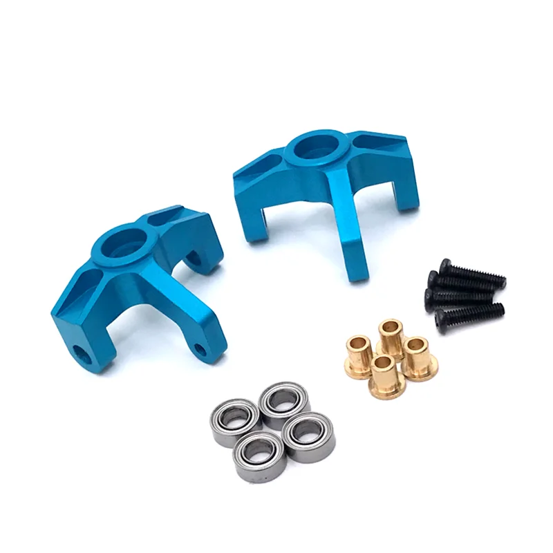 Metal Upgrade Bearing Front Steering Cup For LC Racing 1/14 WLtoys 144010 144001 144002 124017 124016 124018 124019 RC Car Parts 2