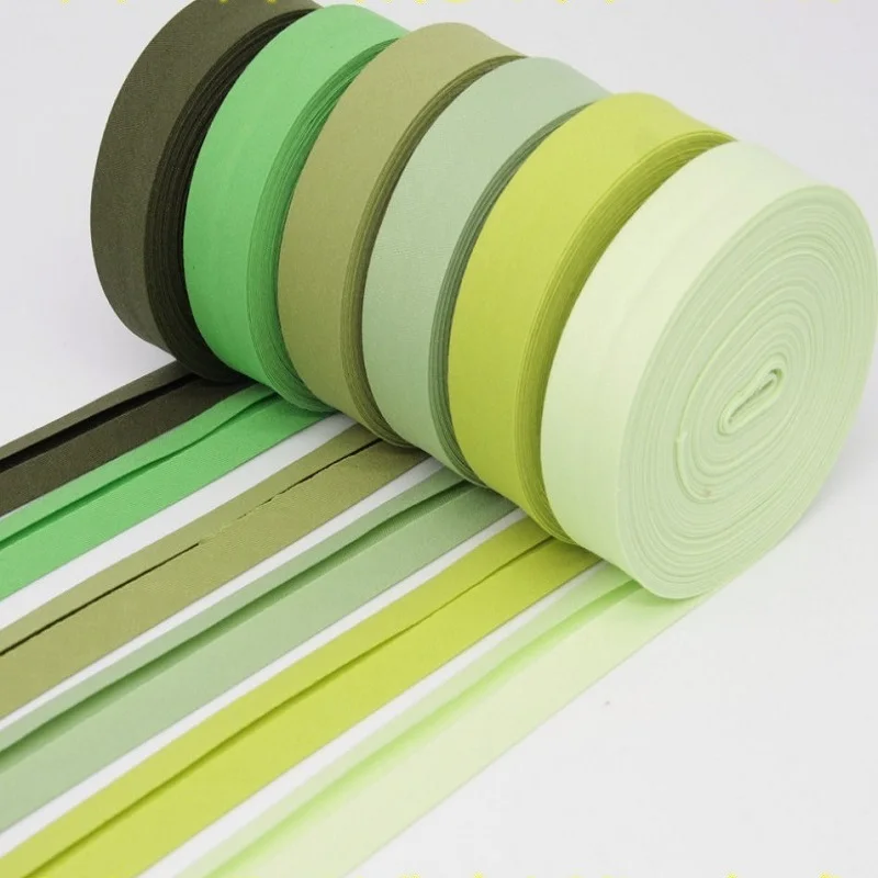 Extra Soft Cotton 20MM Silk Clothing Bias Tape for Baby Clothes 12yards/lot cotton bias tape,cotton webbing tapes
