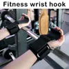 Weight Lifting Hook Grips Padded With Wrist Wraps Hand-Bar Powerlifting Gloves Heavy Duty Pull-ups Hooks Gym Training Straps 5