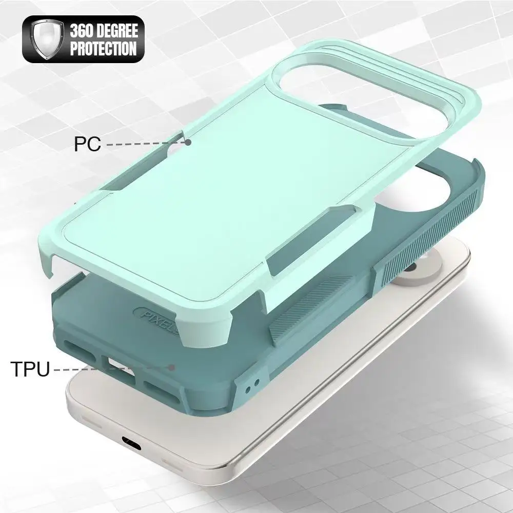 Dual-Layer Heavy Duty Shockproof & Dustproof Rugged Protective Case