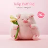 Miniso Fafa Series Bubble Pig Doll Cute Soft Tulip Piggy Model Sofa Decoration Pillow Girls Children Plush Toy Birthday Gift 2