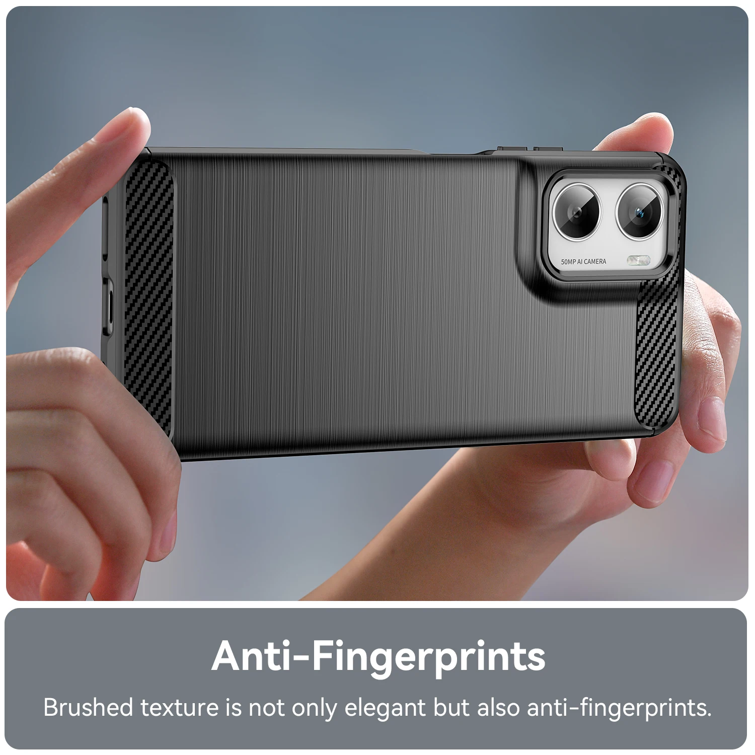 Carbon Fiber Brushed Texture Phone Case