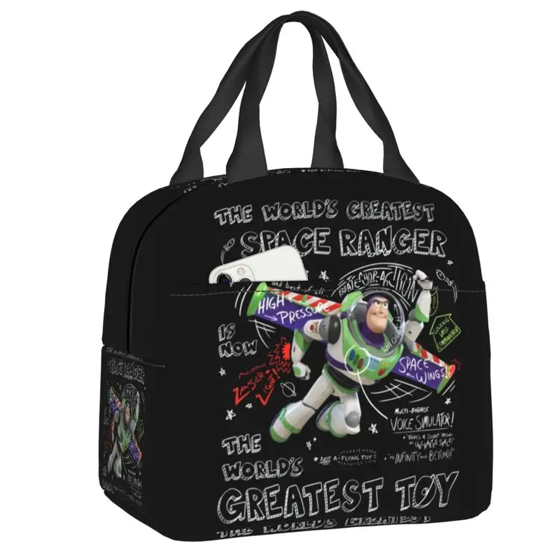 

Персонализированные термоизолированные сумки для ланча с героями аниме «История игрушек», Женская Портативная сумка для ланча для школы, многофункциональная коробка для еды