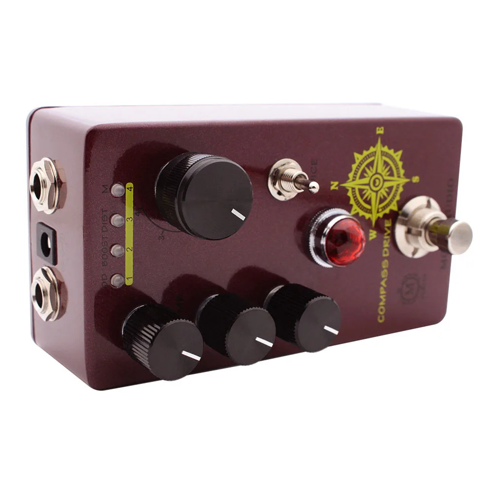 

Overdrive Booster Guitar Effects Pedal Effects Knob M Mosky OD Overdrive Pedal R 4-Mode TONE The Guitar VOLUME