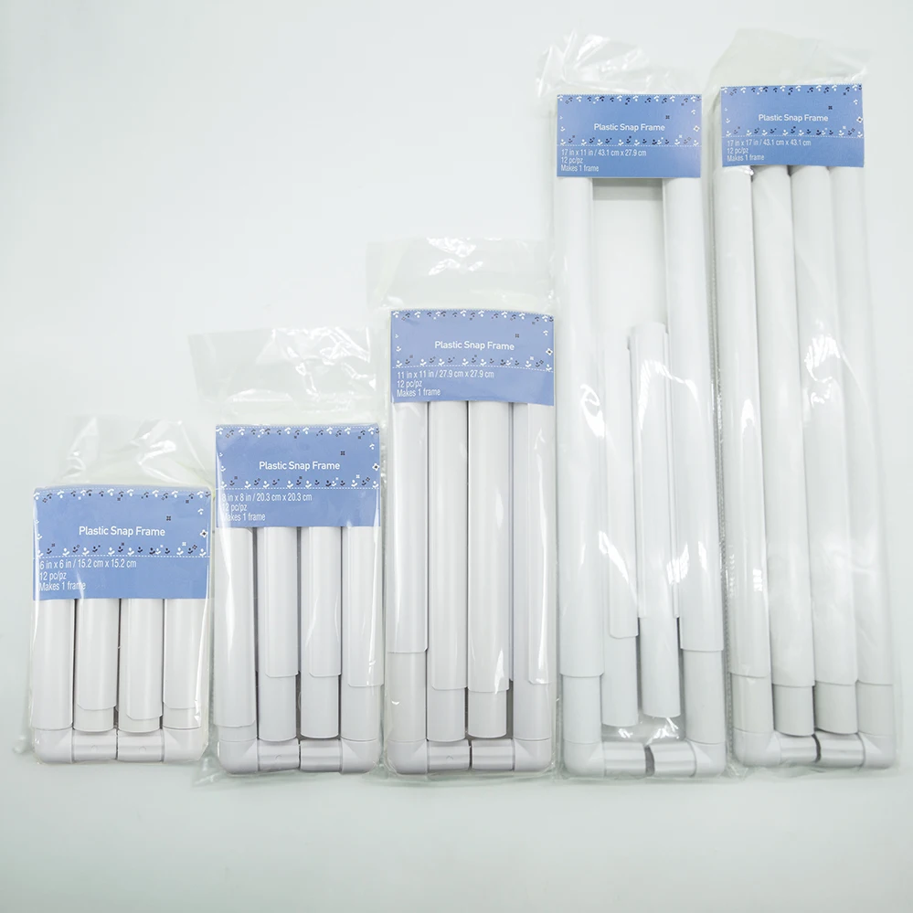 

Квадратная рамка для вышивания, пластиковая рамка для вышивки, квилтинга, вышивки крестиком, Универсальная рамка с зажимом «сделай сам», различные размеры