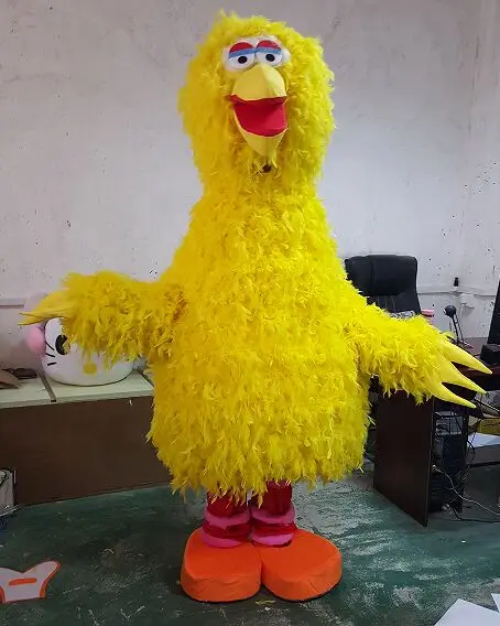 

Likable Yellow Big Bird Mascot Costume Christmas Fancy Dress Halloween Mascot Costume Free Ship