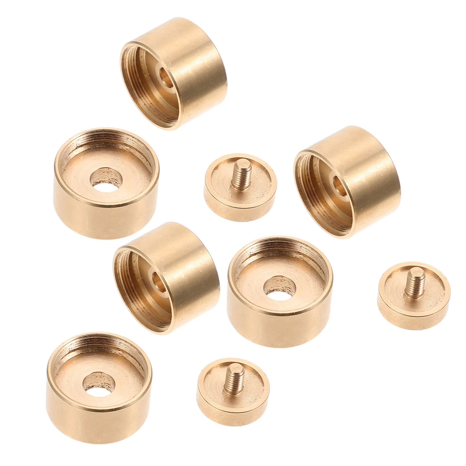 Small Upper Lower Cover Mini Accessories Simple Trumpet Instrument Musical Accessory Copper Button Buckle Piston Trumpet Supply