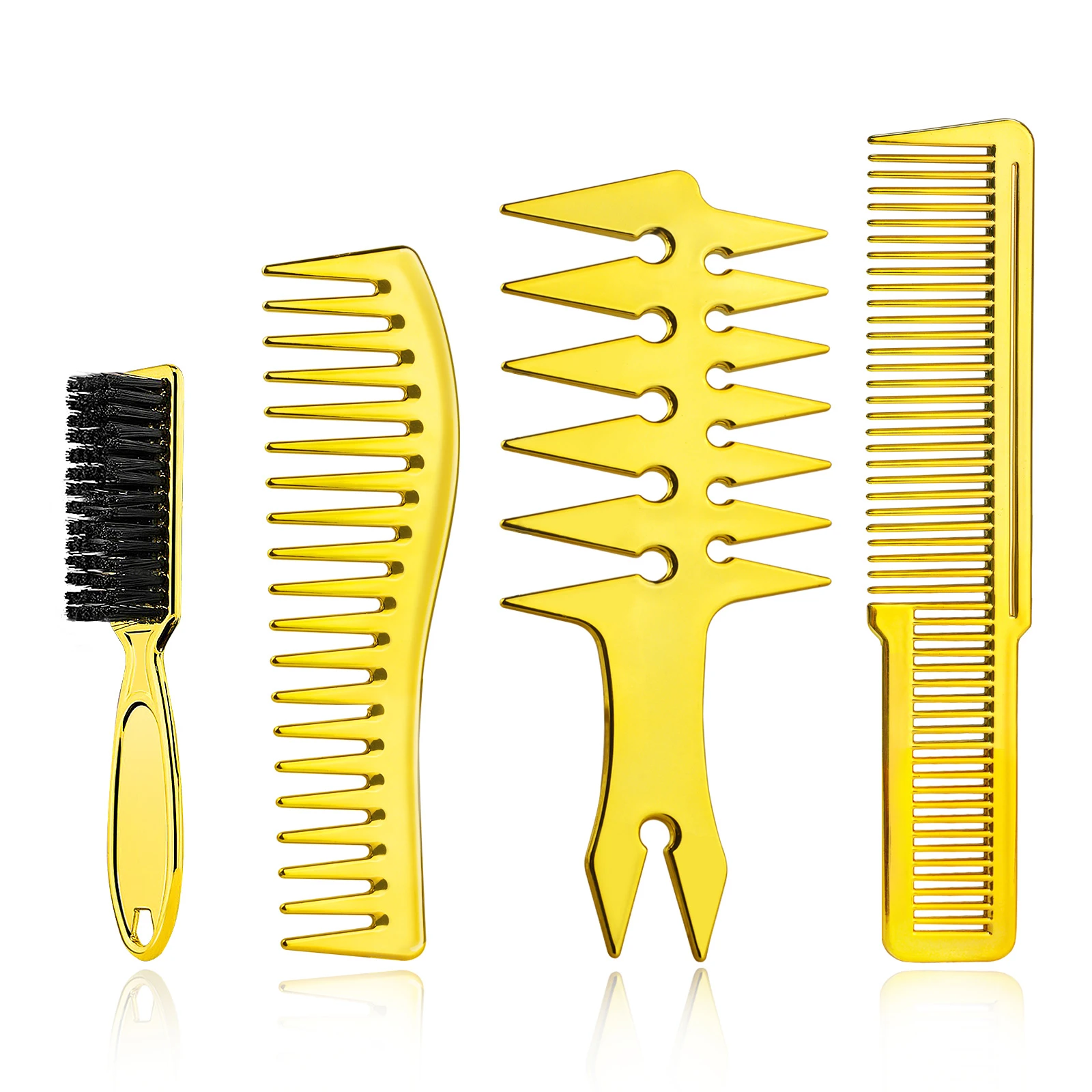 Hairdressing Comb Set Hair Brushes Professional Barber Kit Salon