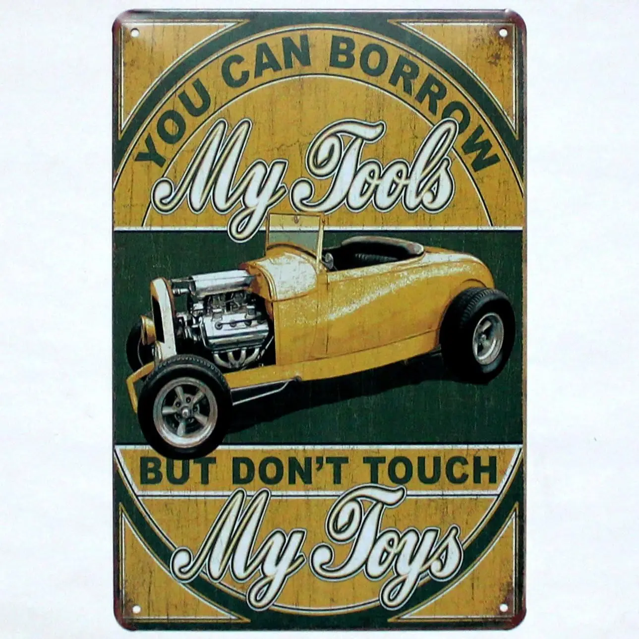 

Вы можете оплатить мои инструменты, но не прикасайтесь к моим игрушкам искусственная Стена Декор Ретро Винтаж 7,87X11,8 дюйма