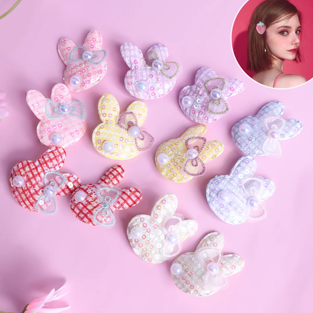 16pcs/set Bunny Strawberry Hair clips Kawaii Rabbit Clips Party Hair Accessories Girls Hairpins Kids Hair Accessories